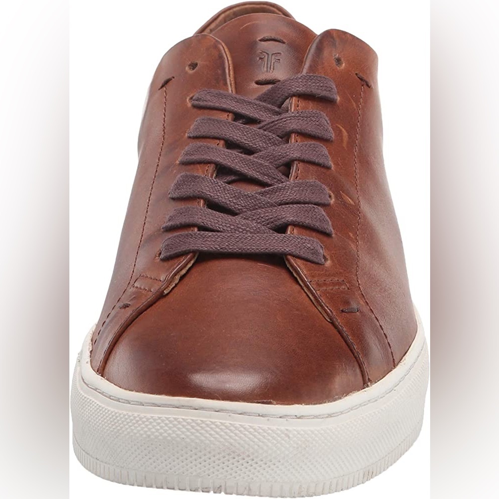 Frye men’s astor low lace sneaker, caramel 7 US